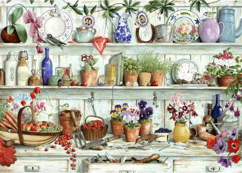 Artwork: Posies & Produce – 500 Piece Jigsaw Puzzle (House of Puzzles)