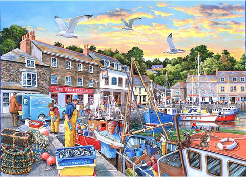 Artwork: Catch of the Day – 1000 Piece Jigsaw Puzzle (House of Puzzles)