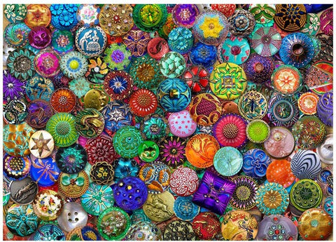 Artwork: Glass Buttons by Aimee Stewart - 1000 Piece Jigsaw Puzzle (House of Puzzles)