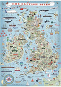 Artwork: The British Isles by Emma Lawrence - 1000 Piece Jigsaw Puzzle (House of Puzzles)