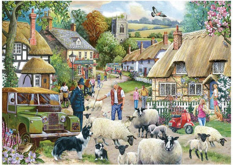 Artwork: Where Are Ewe Going by Robert Barry - 1000 Piece Jigsaw Puzzle (House of Puzzles)