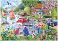 Artwork: Waterside Inn by Robert Barry - 500 Piece Big Jigsaw Puzzle (House of Puzzles)
