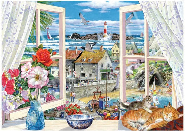 Artwork: A Breath of Fresh Air by Robert Barry - 500 Piece Jigsaw Puzzle (House of Puzzles)