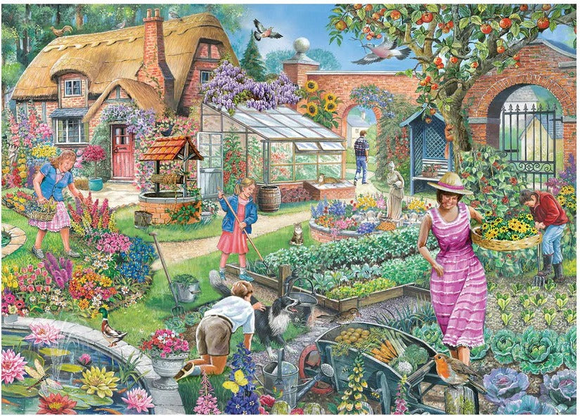 Artwork: No.29 - Pretty Potager by Robert Barry - 1000 Piece Jigsaw Puzzle (House of Puzzles)