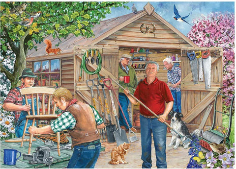 Artwork: Our Man Shed by Robert Barry - 500 XL Piece Jigsaw Puzzle (House of Puzzles)