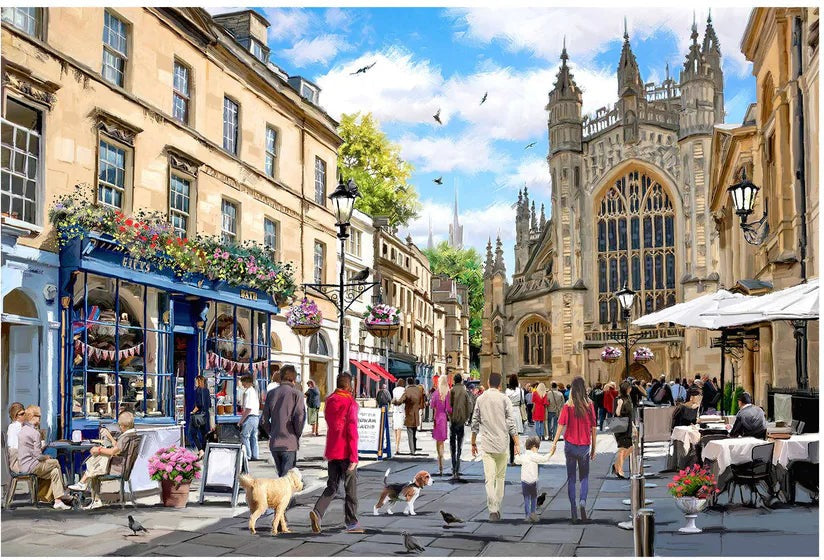 Artwork: Beautiful Bath by Richard Macneil - 1000 Piece Jigsaw Puzzle (House of Puzzles)