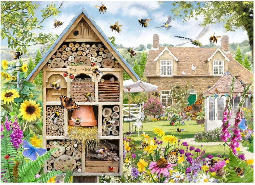 Artwork: Bee Hotel by Richard Macneil - 1000 Piece Jigsaw Puzzle (House of Puzzles)