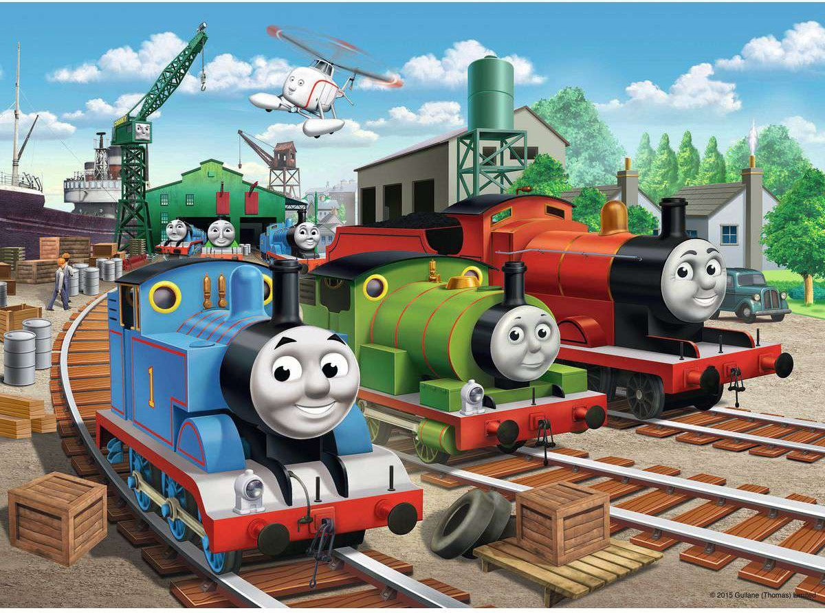 Artwork: My First Floor Puzzle: Thomas & Friends – 16 Piece Jigsaw Puzzle (Ravensburger)