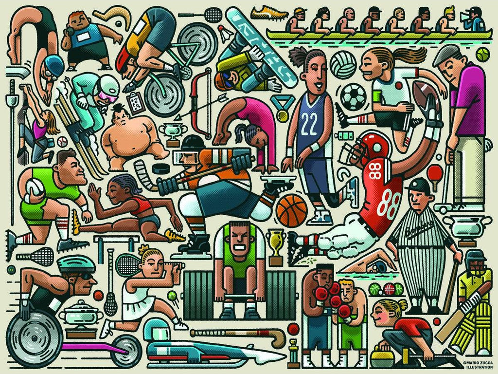 Artwork: Athletic Fit – 750 Piece Jigsaw Puzzle (Ravensburger)
