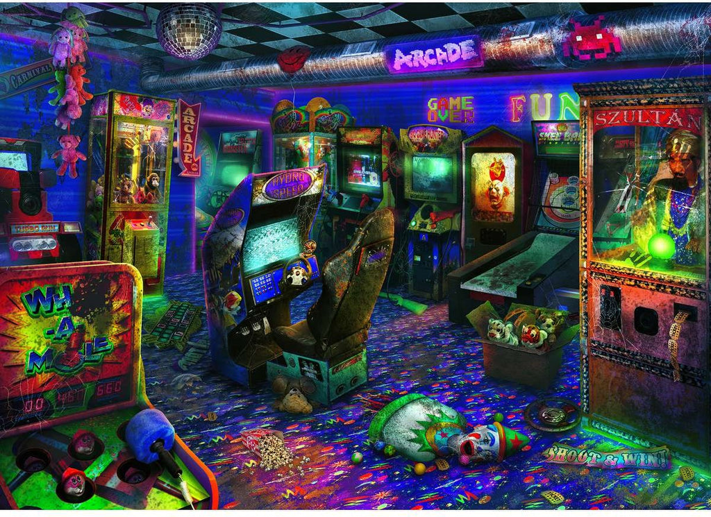 Artwork: Forgotten Arcade – 1000 Piece Jigsaw Puzzle (Ravensburger)