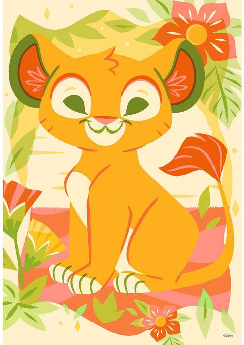 Artwork: Disney 100th Anniversary Simba – 300 Piece Jigsaw Puzzle (Ravensburger)