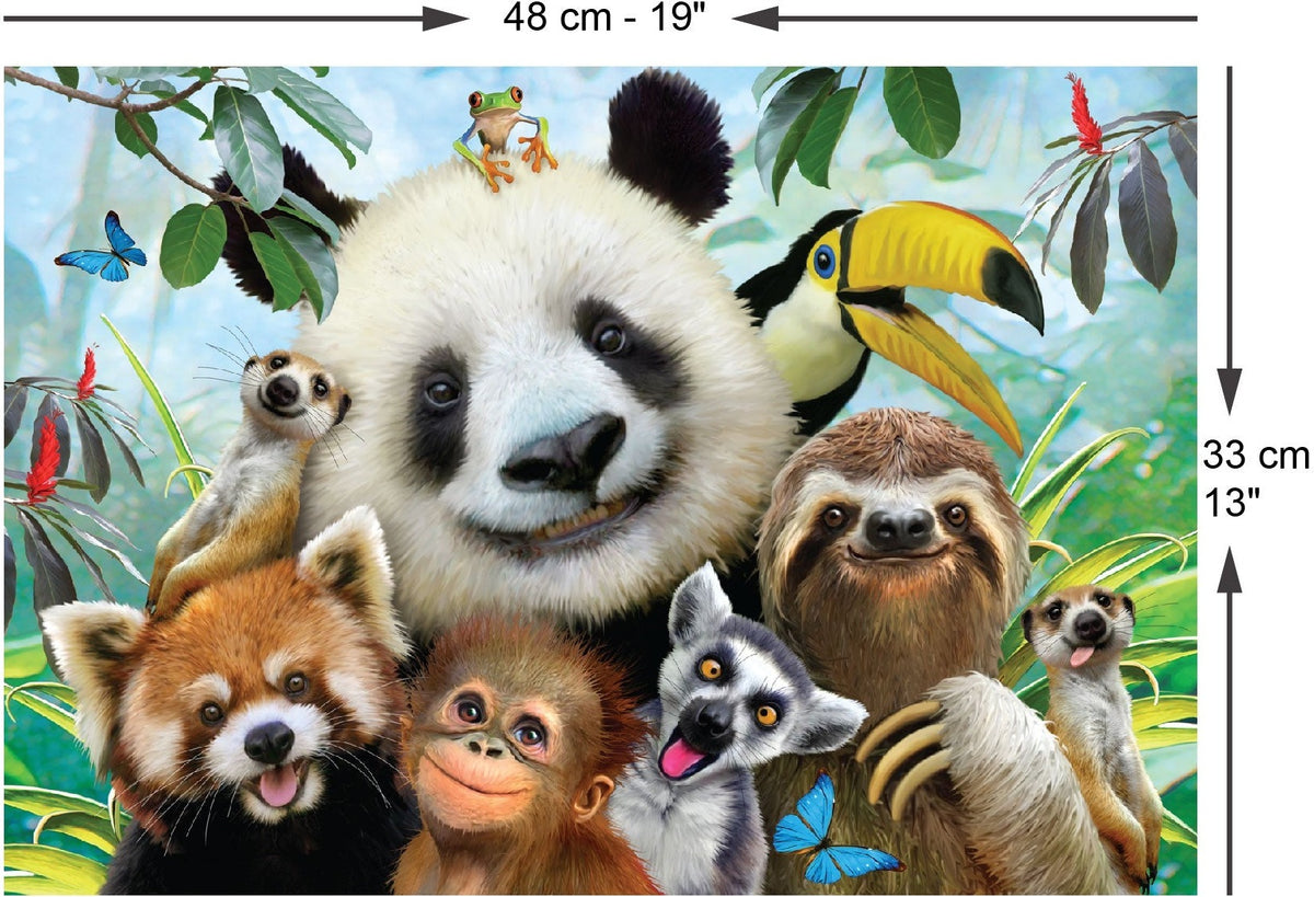 Artwork: Zoo Selfie – 500 Piece Jigsaw Puzzle (Anatolian)
