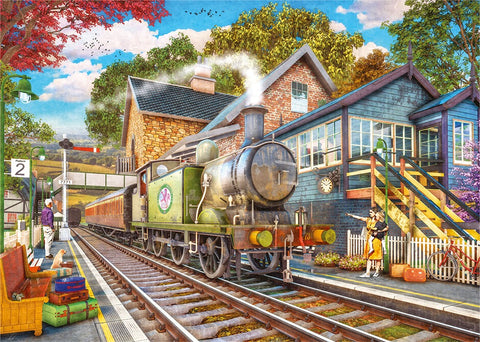 Artwork: Morning Arrival – 1000 Piece Jigsaw Puzzle (Falcon de luxe)