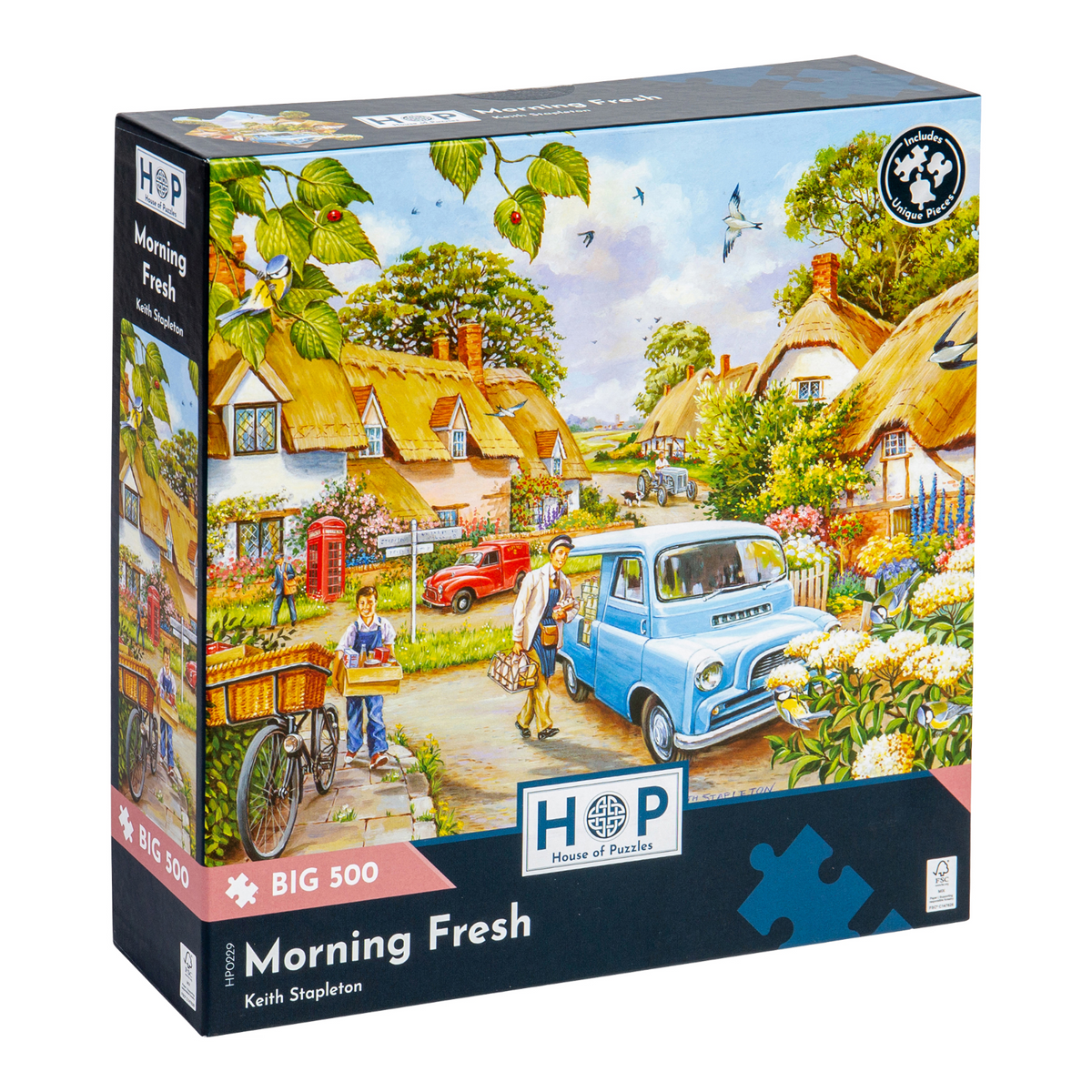 Box, turned right: Morning Fresh – 500 Piece Jigsaw Puzzle (House of Puzzles)