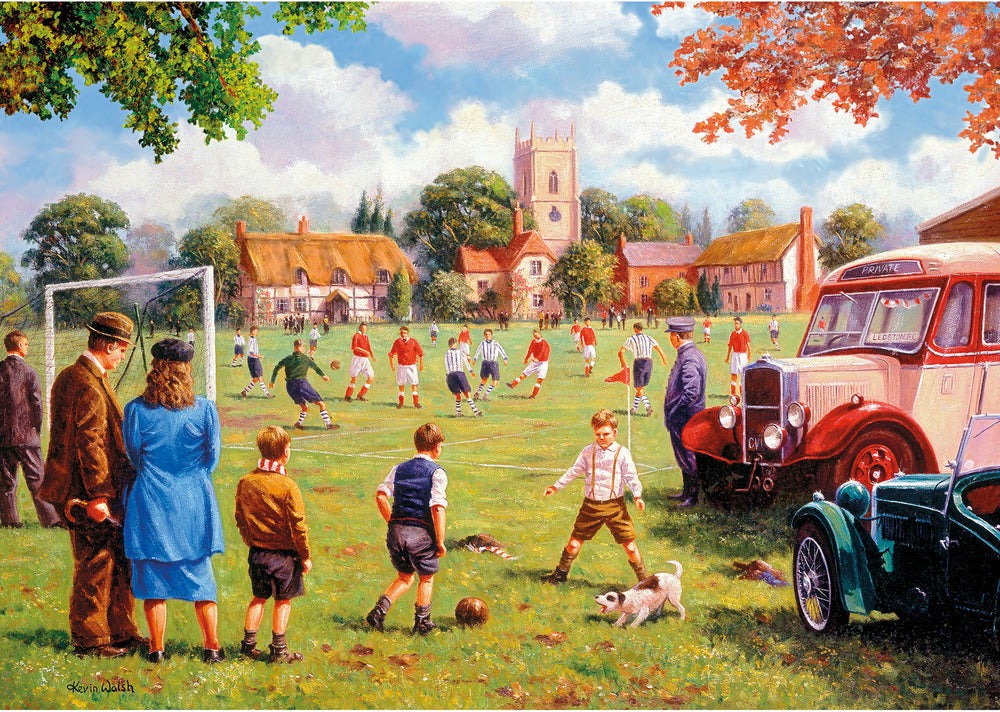 Artwork, puzzle 1 of 2: View from the Sidelines – 2 X 500 Piece Jigsaw Puzzle (Gibsons)