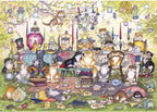 Artwork: Mad Catter's Tea Party – 250 Piece Jigsaw Puzzle (Gibsons)