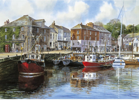 Artwork: Padstow Harbour – 1000 Piece Jigsaw Puzzle (Gibsons)