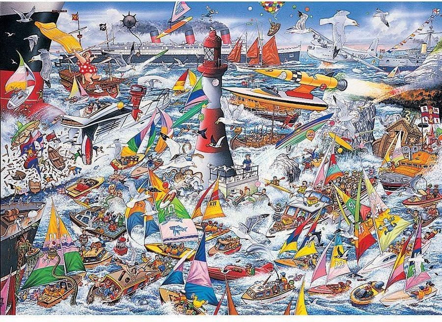 Artwork: I Love Boats – 1000 Piece Jigsaw Puzzle (Gibsons)