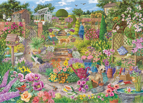 Artwork: Garden in Bloom – 1000 Piece Jigsaw Puzzle (Gibsons)
