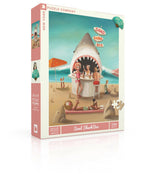 Box, turned right: Sand Shark Bar - 500 Piece Jigsaw Puzzle (New York Puzzle Company)