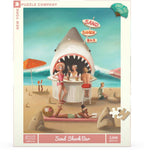 Box, straight on: Sand Shark Bar - 500 Piece Jigsaw Puzzle (New York Puzzle Company)