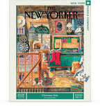 Box, straight on: Christmas Attic – 1000 Piece Jigsaw Puzzle (New York Puzzle Company)