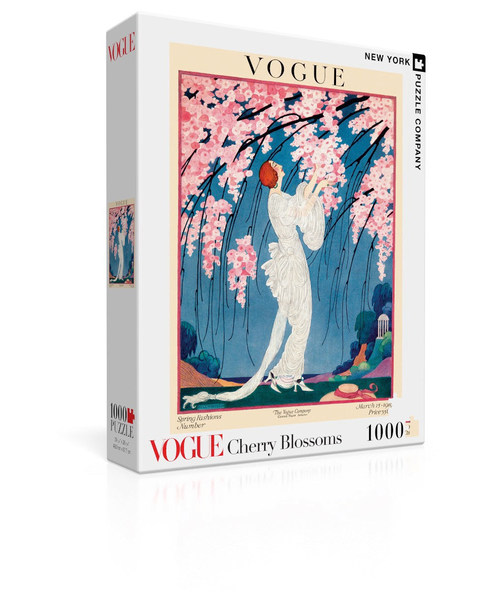 Box, turned right: Cherry Blossoms – 1000 Piece Jigsaw Puzzle (New York Puzzle Company)