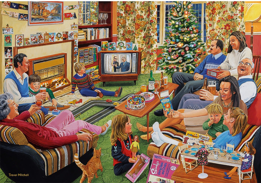 Artwork, puzzle 1 of 4: A Christmas to Remember – x4 x 500 Piece Jigsaw Puzzles (Gibsons)