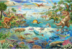 Artwork: Discover the Dinosaurs – 200 Piece Jigsaw Puzzle (Schmidt)