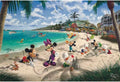 Artwork: Disney Mickey & Minnie in Florida by Thomas Kinkade – 200 Piece Jigsaw Puzzle (Schmidt)