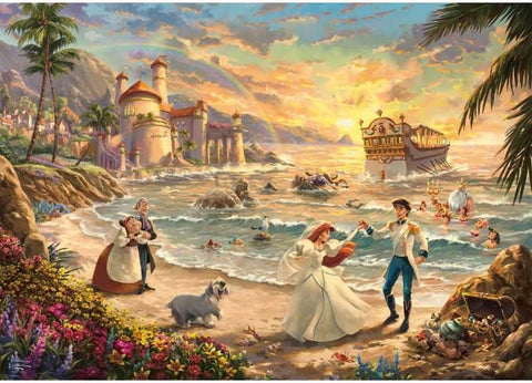 Artwork: Disney The Little Mermaid Celebration of Love by Thomas Kinkade – 1000 Piece Jigsaw Puzzle (Schmidt)