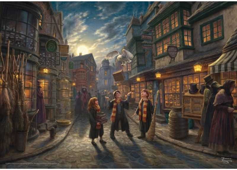 Artwork: Harry Potter: Diagon Alley – 1000 Piece Jigsaw Puzzle (Schmidt)