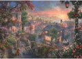 Artwork: Disney Lady & the Tramp by Thomas Kinkade – 1000 Piece Jigsaw Puzzle (Schmidt)