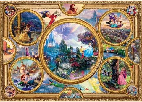 Artwork: Disney Dreams Collection by Thomas Kinkade – 2000 Piece Jigsaw Puzzle (Schmidt)