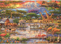 Artwork: Paradise under Mount Kilimanjaro – 500 Piece Jigsaw Puzzle (Schmidt)