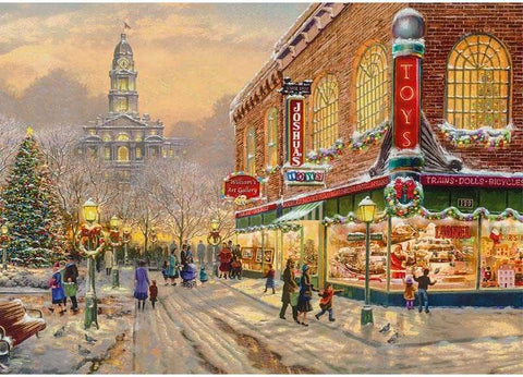 Artwork: A Christmas Wish by Thomas Kinkade – 1000 Piece Jigsaw Puzzle (Schmidt)