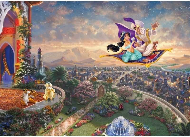 Artwork: Disney Aladdin by Thomas Kinkade – 1000 Piece Jigsaw Puzzle (Schmidt)