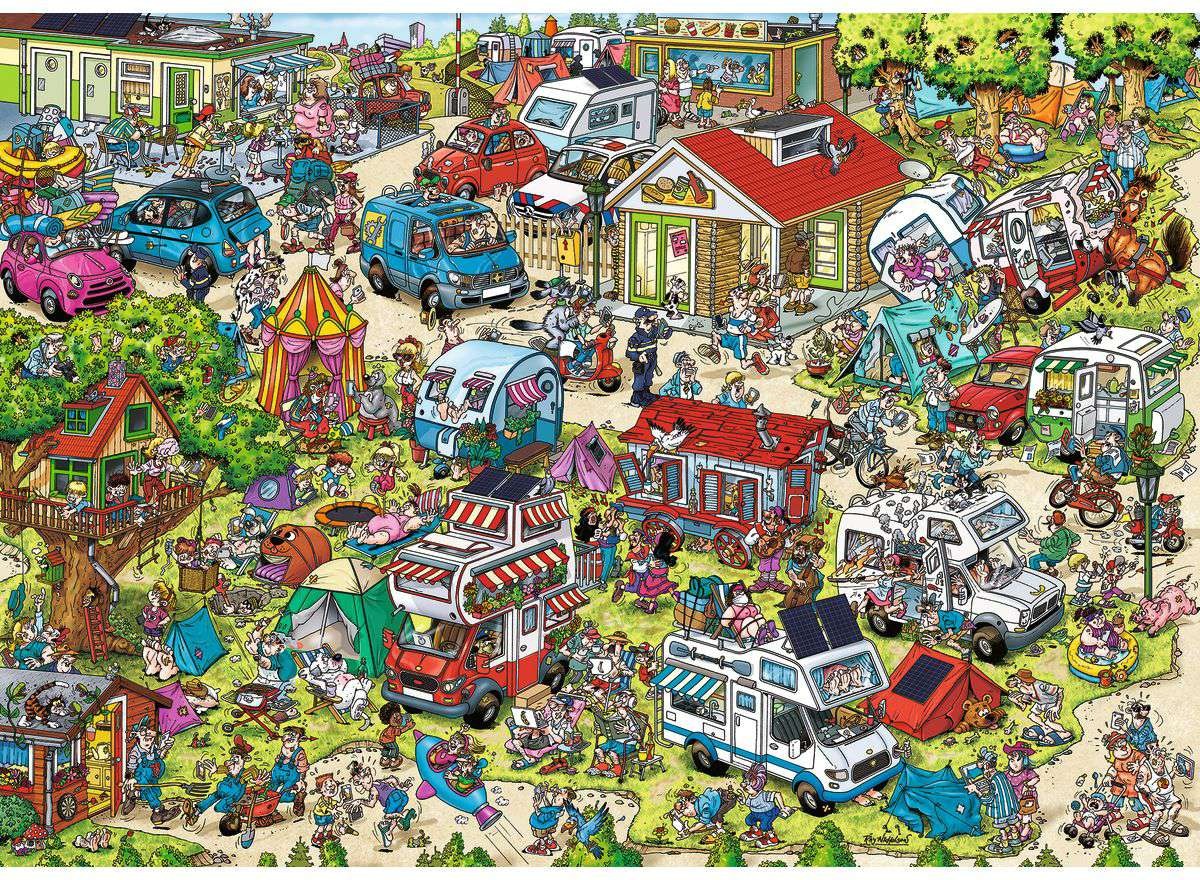 Artwork: The Campsite – 1000 Piece Jigsaw Puzzle (Ravensburger)