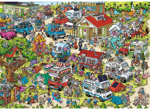 Artwork: The Campsite – 1000 Piece Jigsaw Puzzle (Ravensburger)
