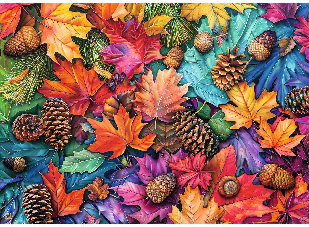 Artwork: Autumn Riches - 500 Piece Large Piece Jigsaw Puzzle (Ravensburger)