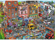 Artwork: Ray's Comic Series - Time Travel No.3 Modern Times - 1000 Piece Jigsaw Puzzle (Ravensburger)