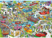Artwork: Ray's Comic Series - Time Travel No.4 in the Future - 1000 Piece Jigsaw Puzzle (Ravensburger)