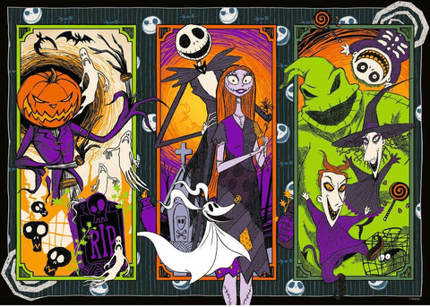 Artwork: Tim Burton's The Nightmare Before Christmas - 1000 Piece Jigsaw Puzzle (Ravensburger)