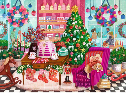 Artwork: Christmas Shop - 500 Piece Jigsaw Puzzle (Ravensburger)