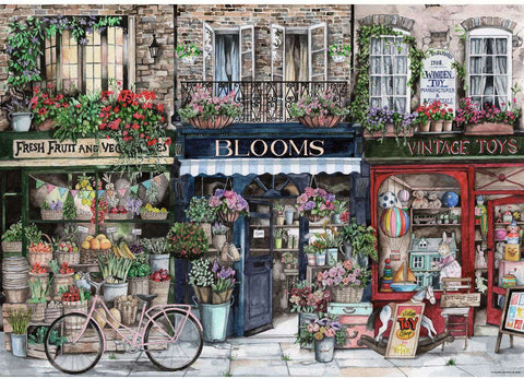 Artwork: Busy High Street No.1 - 1000 Piece Jigsaw Puzzle (Ravensburger)