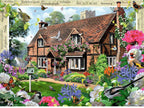 Artwork, puzzle 2 of 4: Happy Days No.10 Country Gardens - 4 x 500 Piece Jigsaw Puzzle (Ravensburger)
