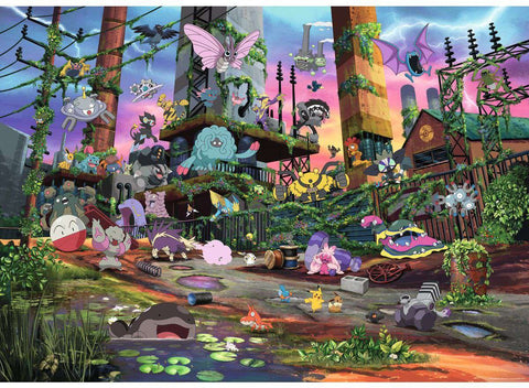 Artwork: Pokemon Collectors Jolteon and Reclaimed Power Plant - 1000 Piece Jigsaw Puzzle (Ravensburger)