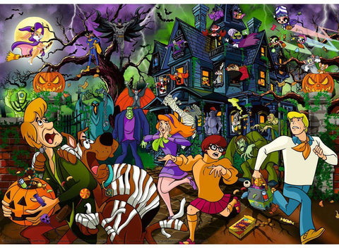Artwork: Scooby Doo Happy Halloween! - 1000 Piece Jigsaw Puzzle (Ravensburger)