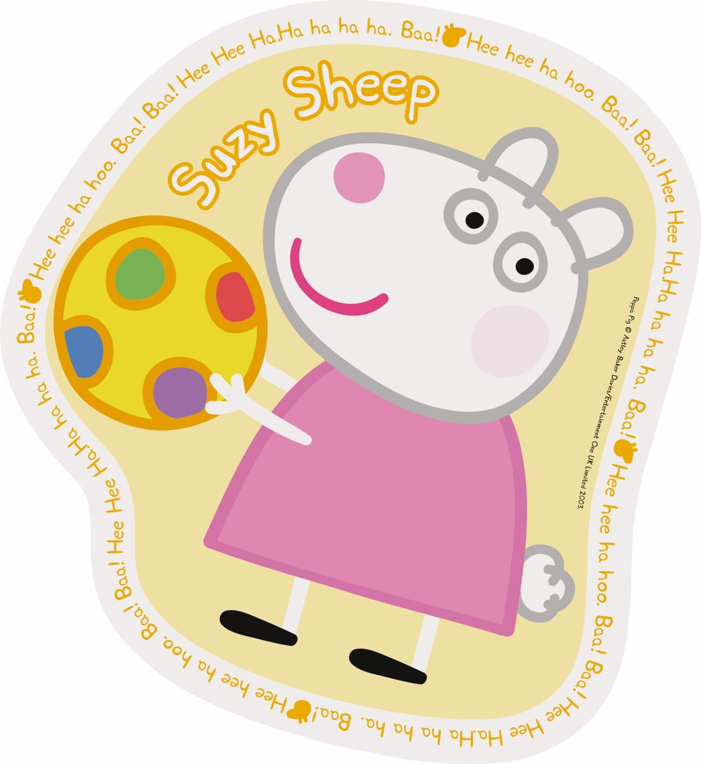 Artwork, puzzle 1 of 4: Ravensburger Peppa Pig 4 Large Shaped Jigsaw Puzzles (10,12,14,16pc)