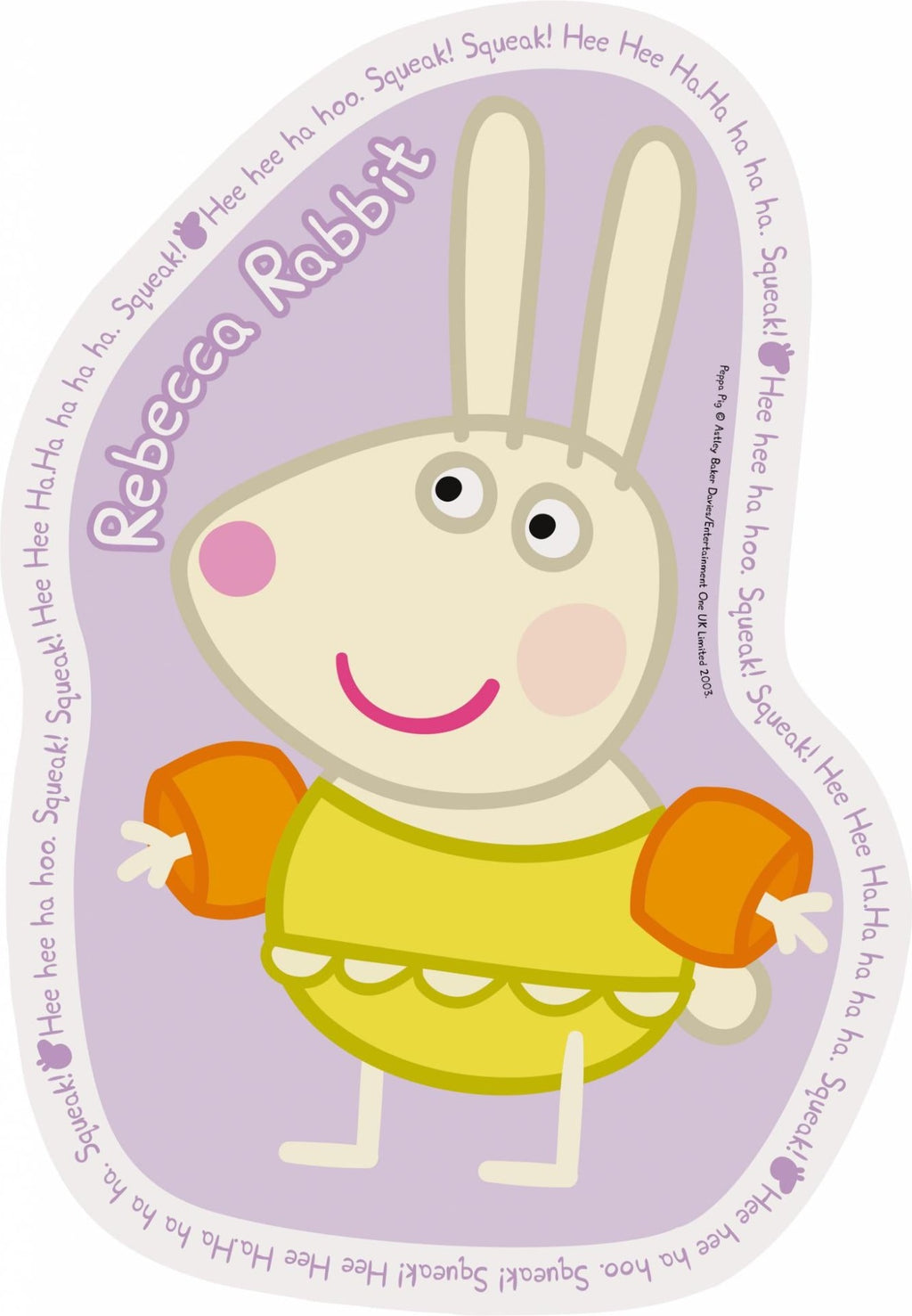 Artwork, puzzle 2 of 4: Ravensburger Peppa Pig 4 Large Shaped Jigsaw Puzzles (10,12,14,16pc)